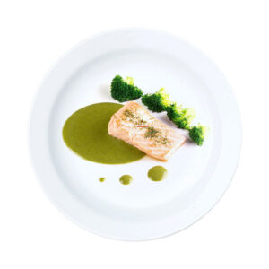 Italian Grilled Fish With Lentil Puree