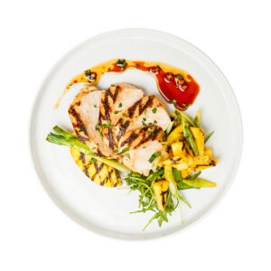 Chicken Fillet With Salad Healthy Food Keto Diet