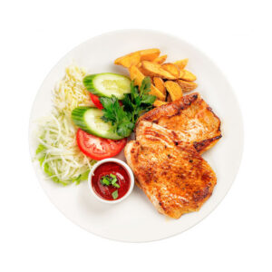 Grilled Chicken Steak French Fries