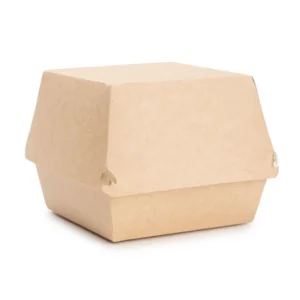 Suletud paberist hamburgerikarp suurus L — kiirtoidu pakend