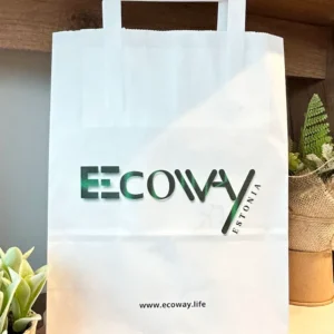 Valge paberkott hulgipakendis 200 tk — kaubandusele ja toitlustusele